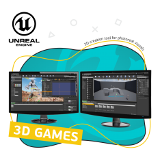 Unreal Engine 4. Игровой движок - КИБЕРшкола программирования для детей, компьютерные курсы для школьников, начинающих и подростков - KIBERone г. Берёзовский