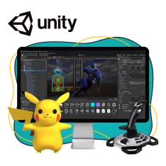 Мир игр на Unity 2D на популярном движке + AI-помощники - КИБЕРшкола программирования для детей, компьютерные курсы для школьников, начинающих и подростков - KIBERone г. Берёзовский