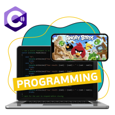 Программирование на C#. Удивительный мир 2D-игр - КИБЕРшкола программирования для детей, компьютерные курсы для школьников, начинающих и подростков - KIBERone г. Берёзовский