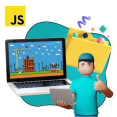 Программирование на JavaScript. Учимся создавать игры! - КИБЕРшкола программирования для детей, компьютерные курсы для школьников, начинающих и подростков - KIBERone г. Берёзовский